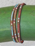 Beaded Leather Bracelet