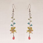 Flower Drop Earrings*